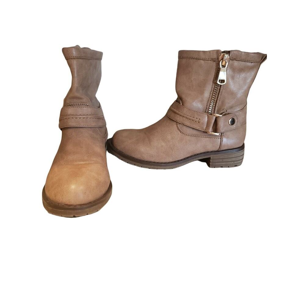 Via Pinky Collection Beige Perforated Luciana Women's Boot